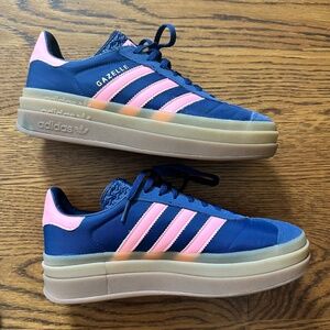 Adidas Originals GAZELLE BOLD IG4390 Dark Blue/Pink/Dark Blue Women 8 US